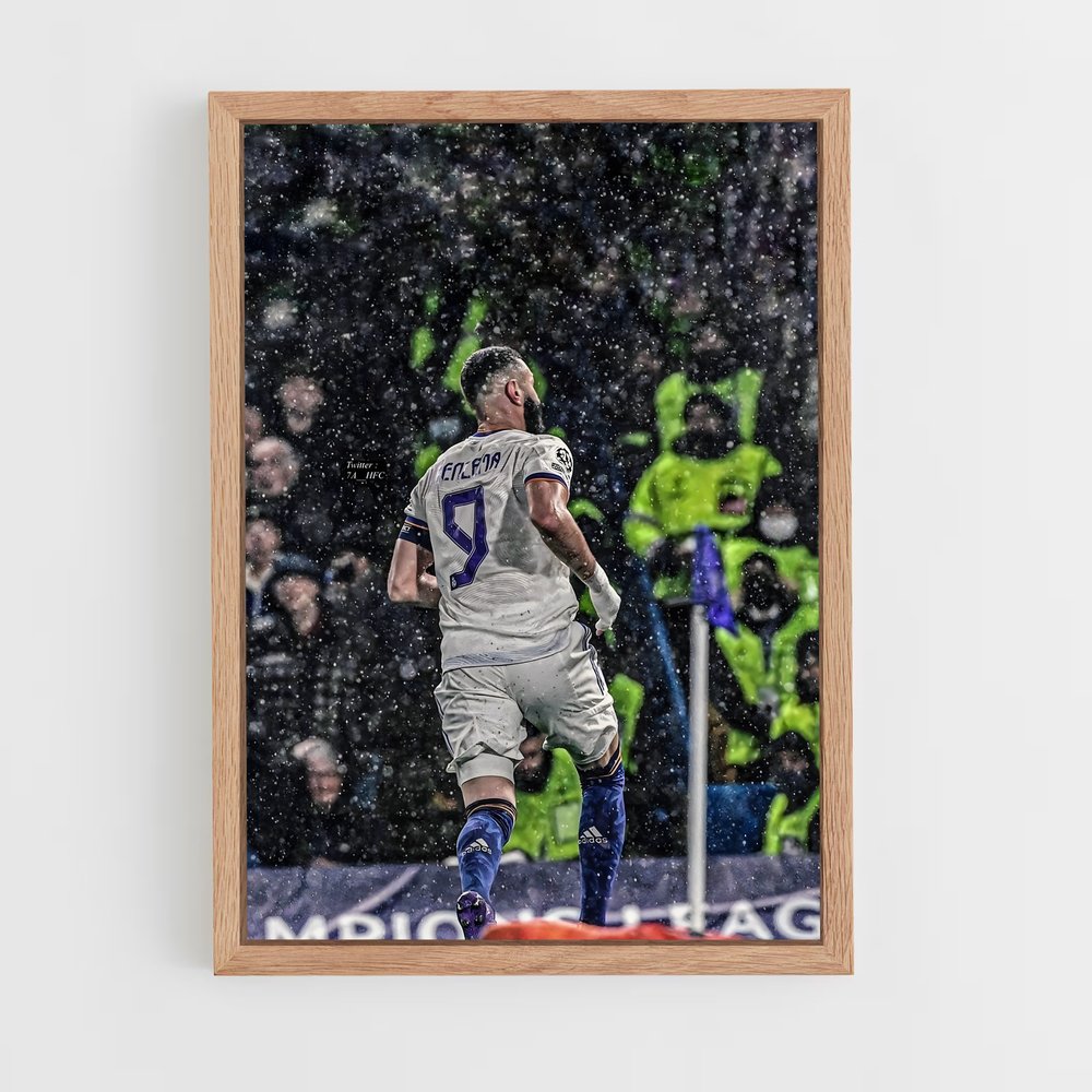 Poster Karim de benzema (vue 4)